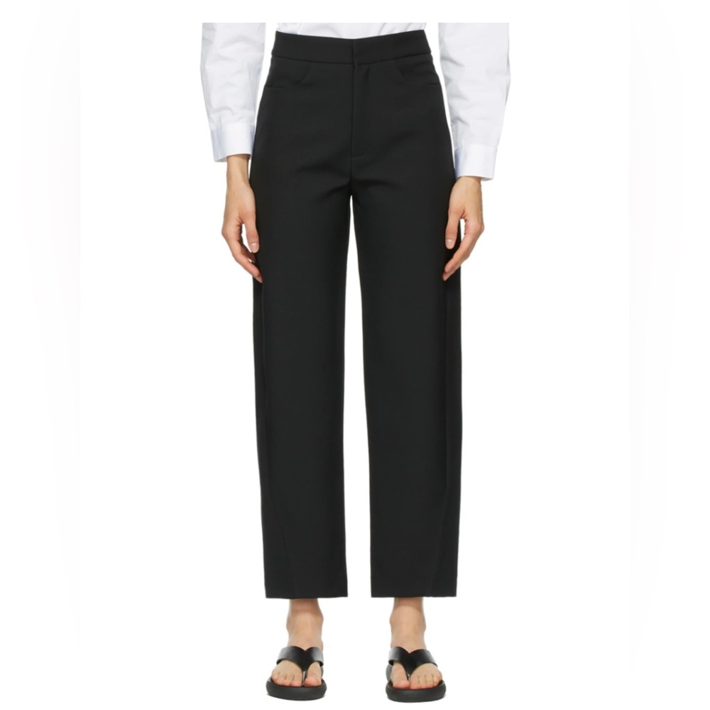 Black Novara Crepe Trousers